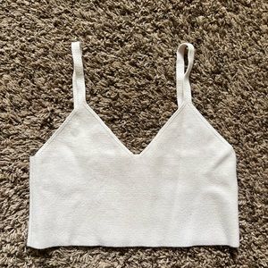 Zara cropped tank top